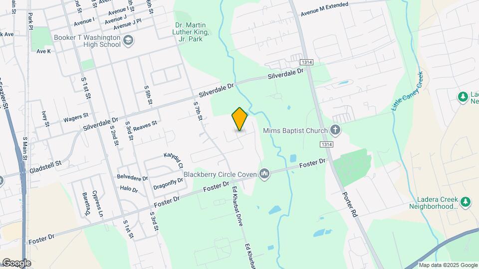 1202 Cedar Creek Drive Map and Location Details