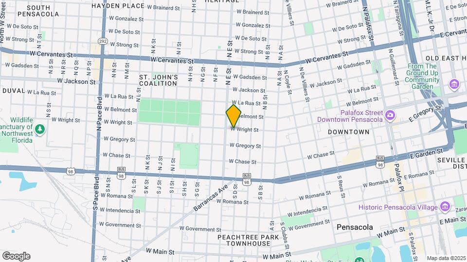 1007 W Wright St Map and Location Details