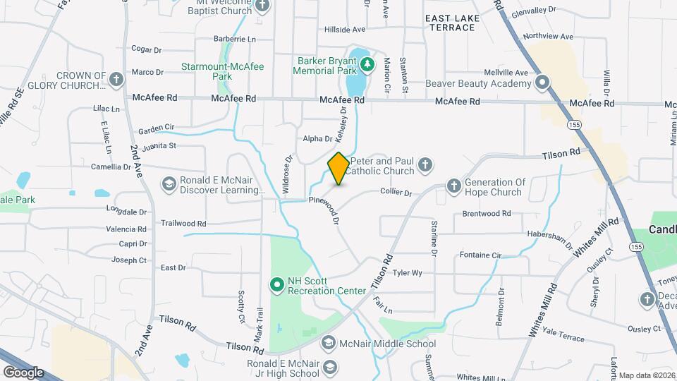 2271 Cresta Dr Map and Location Details