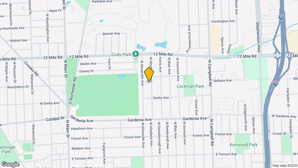 1403 N Altadena Ave Map and Location Details