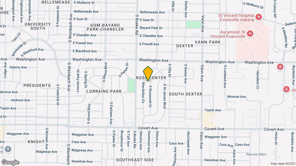 1207-1209 S Roosevelt Dr Map and Location Details
