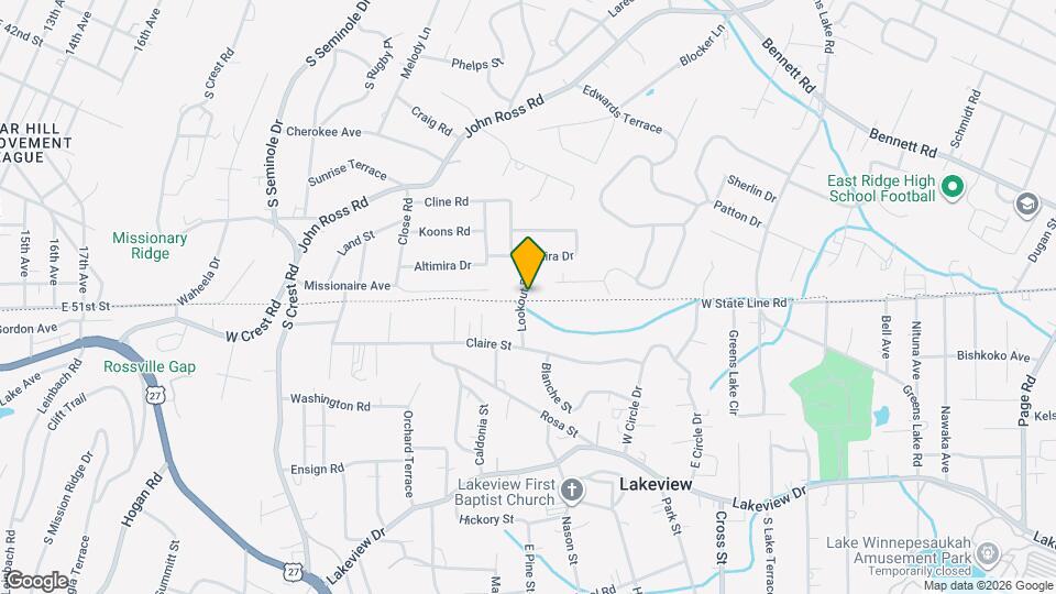 2106 Dabney Dr Map and Location Details