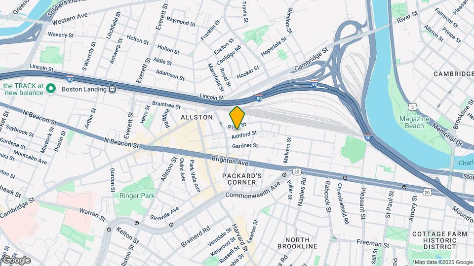 14 Ashford St Map and Location Details