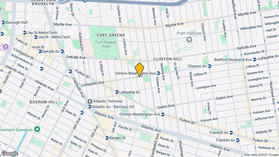 164 Lafayette Ave Mapa y Detalles de la Ubicación