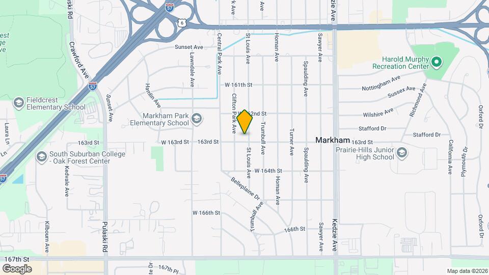 16250 St Louis Ave Map and Location Details