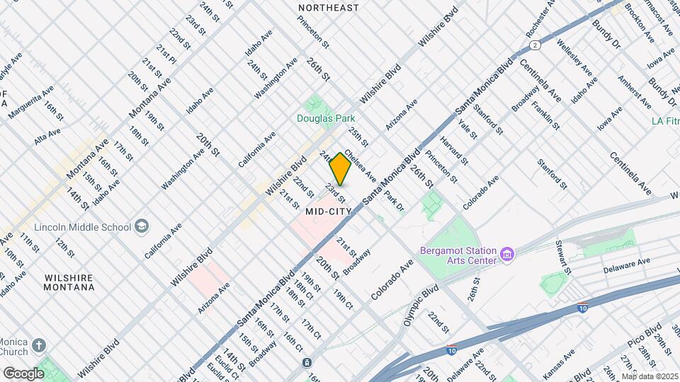 1319 23rd St, Unit C Map and Location Details