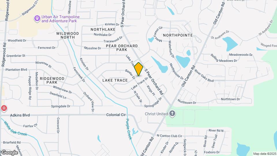 5911 Lake Trace Cir Map and Location Details