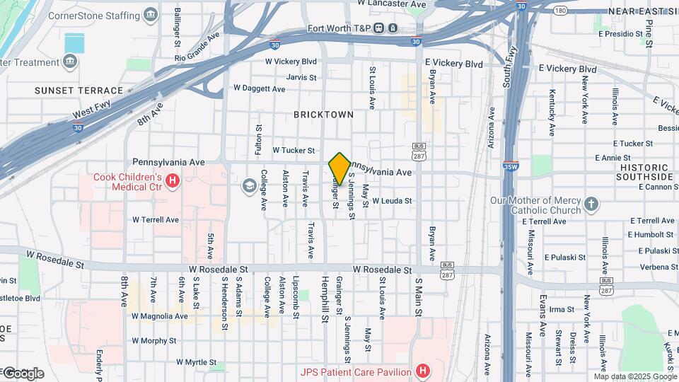 713 Grainger St Map and Location Details