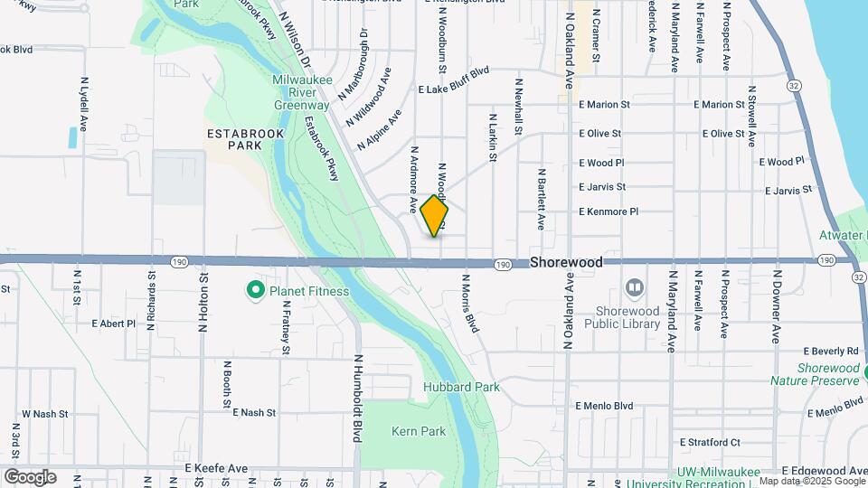 1315 E Elmdale Ct Map and Location Details