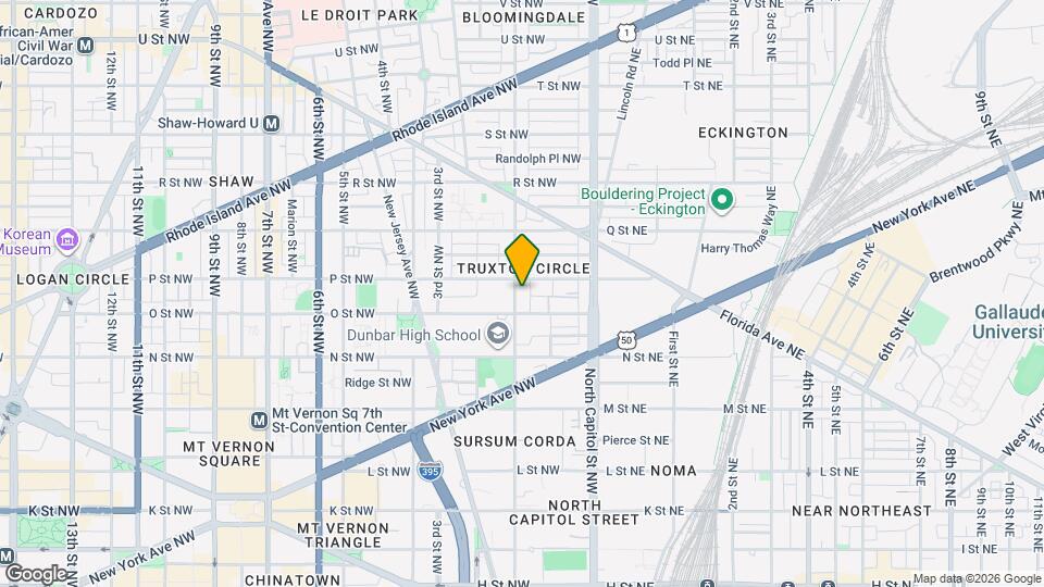 1425 1st St NW Map and Location Details