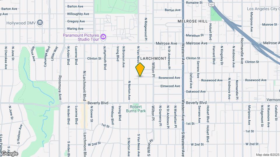 420-426 N Van Ness Ave Map and Location Details