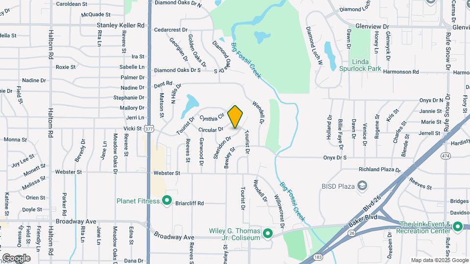 3625 Sheridon Dr Map and Location Details