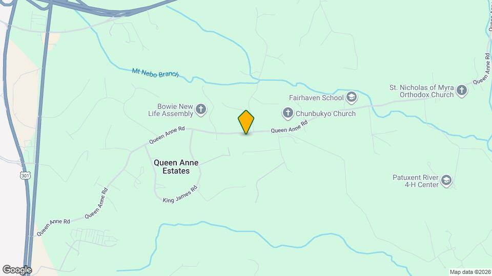 17409 Queen Anne Rd Map and Location Details