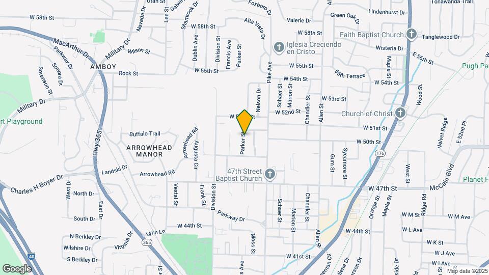 5008 Parker St Map and Location Details