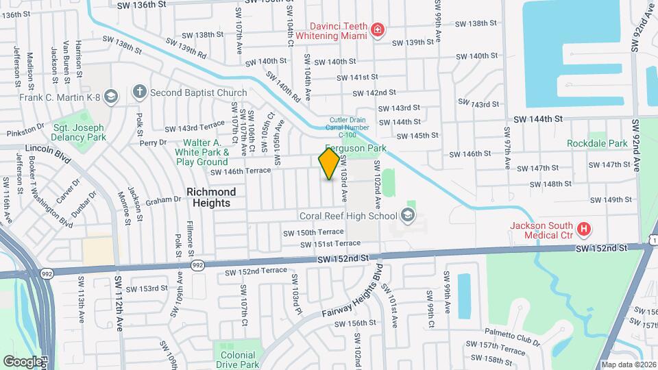 14720 SW 103rd Ct Map and Location Details