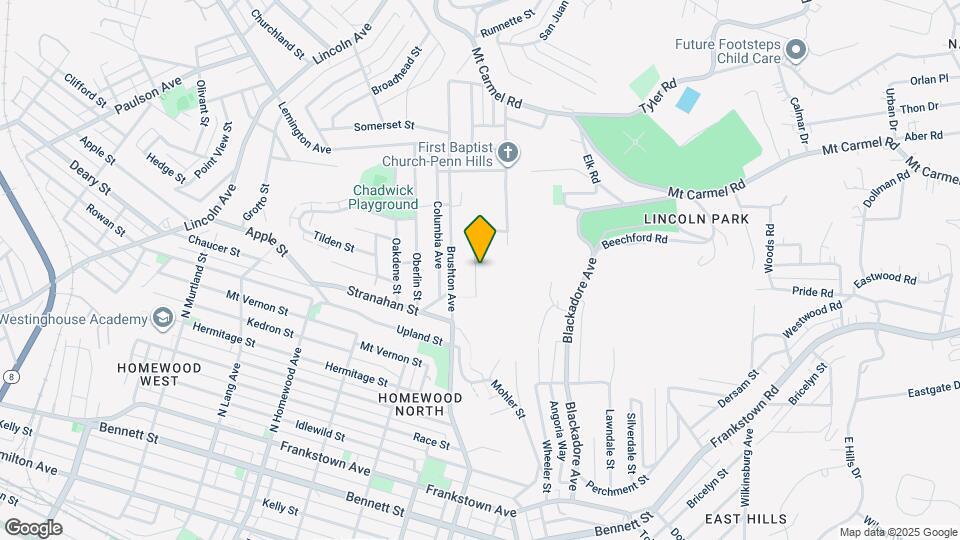 1550 Banfield St Map and Location Details