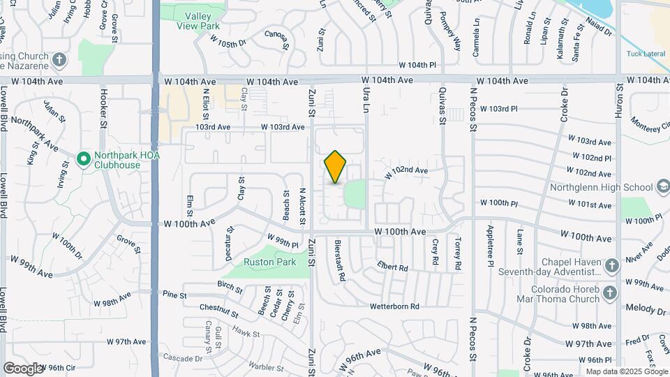 2225 W 101st Cir Map and Location Details