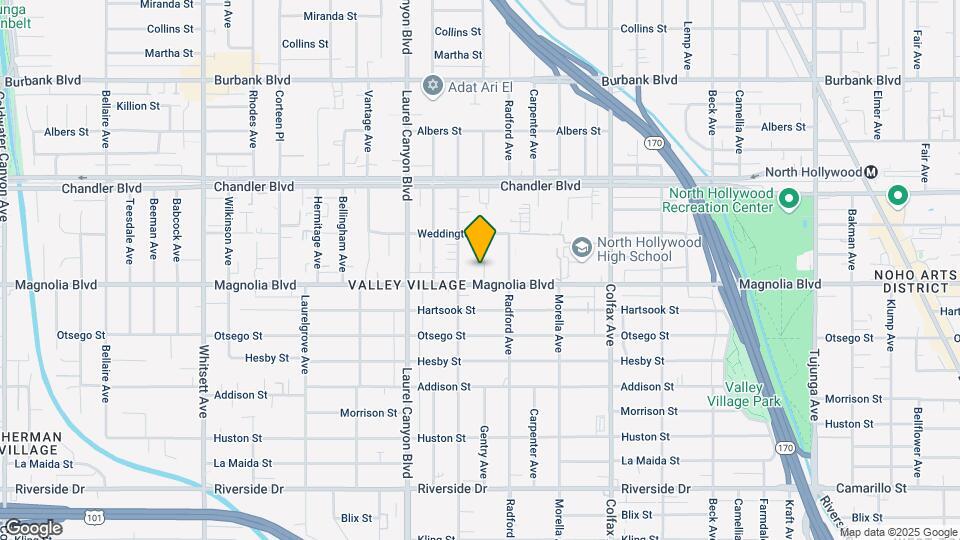 11933 W Magnolia Blvd, Unit 4 Map and Location Details
