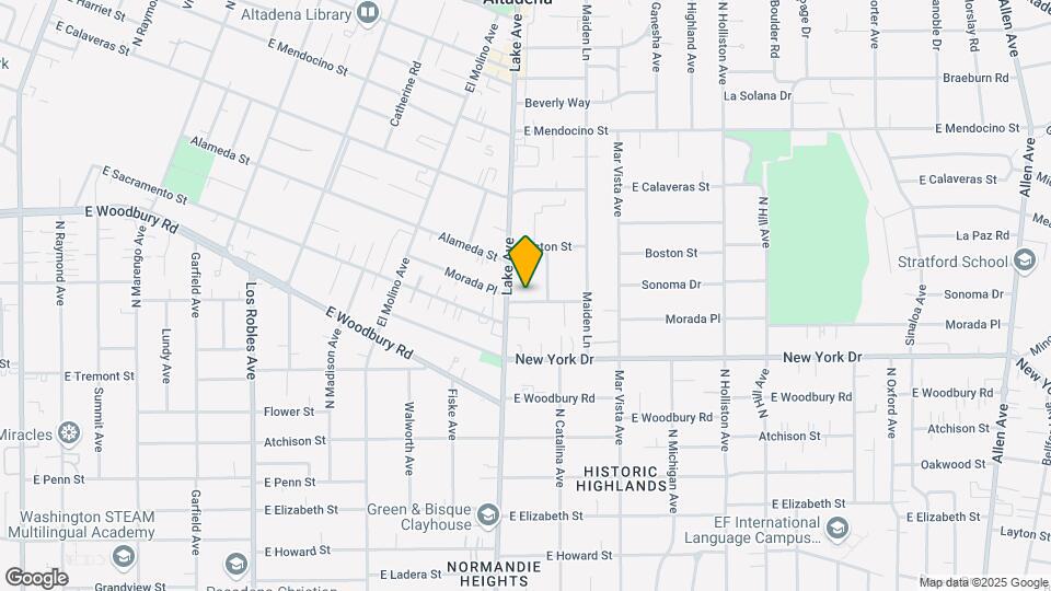 931 Morada Pl Map and Location Details