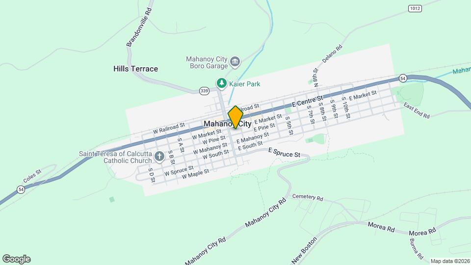 17 E Pine St Mapa y Detalles de la Ubicación