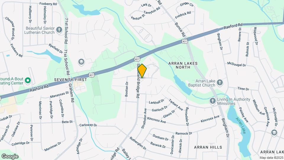 6445 Starbrook Dr Map and Location Details