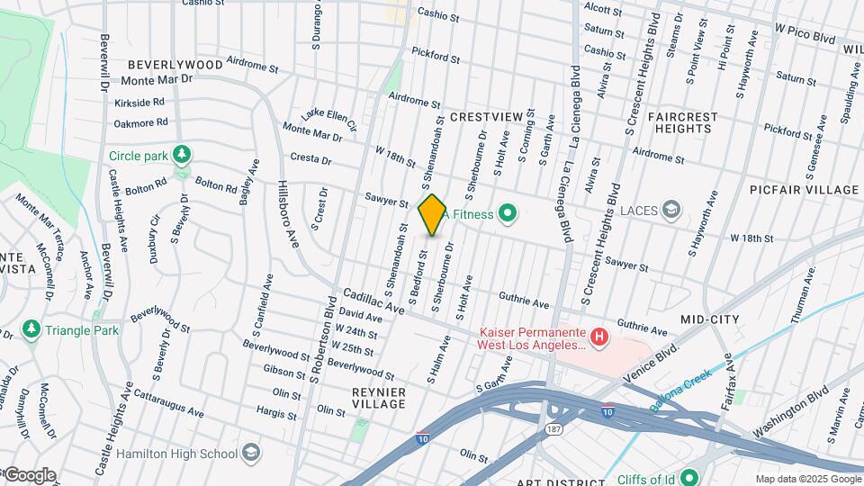 1930 S Bedford St Map and Location Details