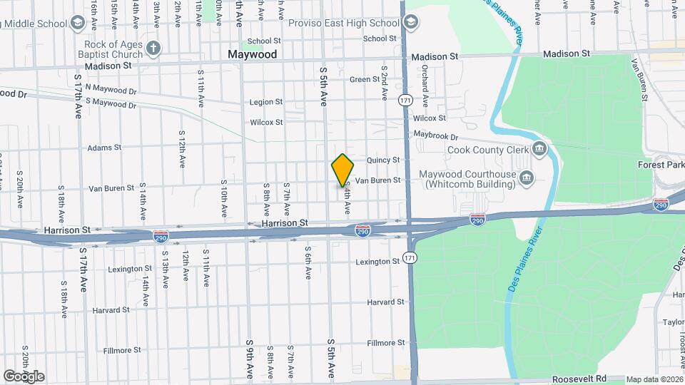 1610 S 4th Ave Map and Location Details