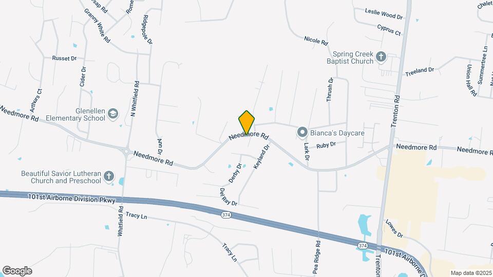 590 Needmore Rd Mapa y Detalles de la Ubicación