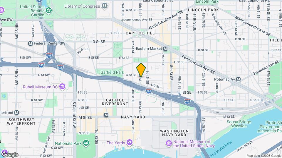 732 5th St SE, Unit #1 Map and Location Details