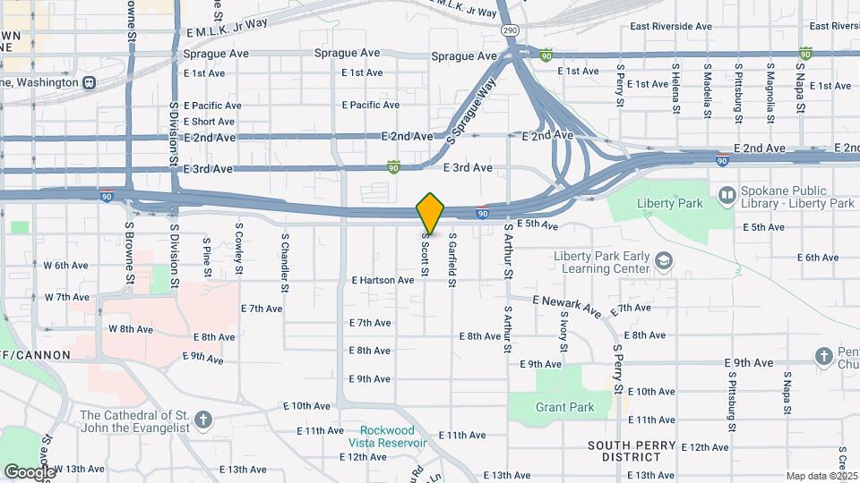 509 S Scott St Map and Location Details