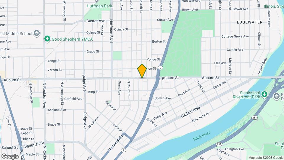 1416 Auburn St, Unit 1416 auburn st Map and Location Details