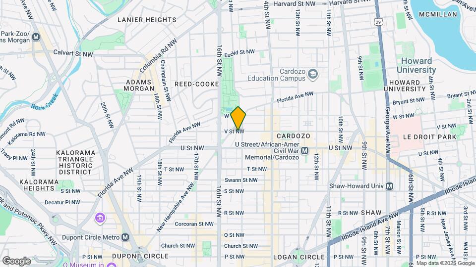 2032 15th St NW Map and Location Details