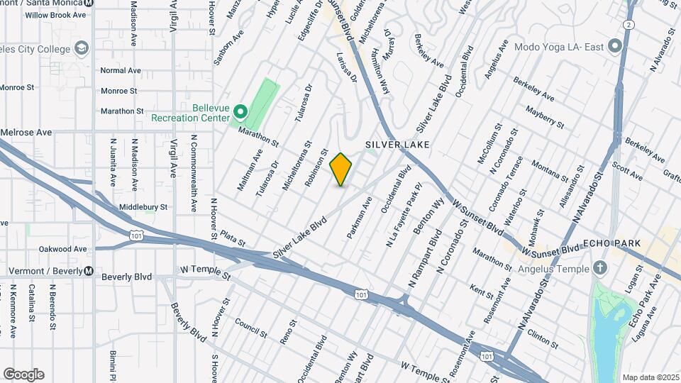 735-739 N Vendome St Map and Location Details