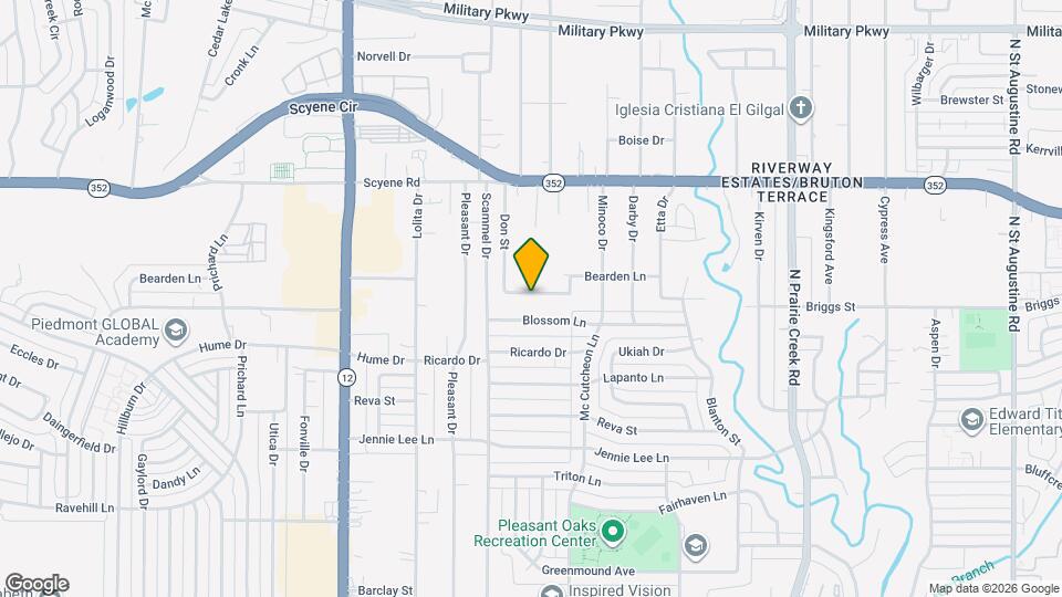 8534 Bearden St Map and Location Details