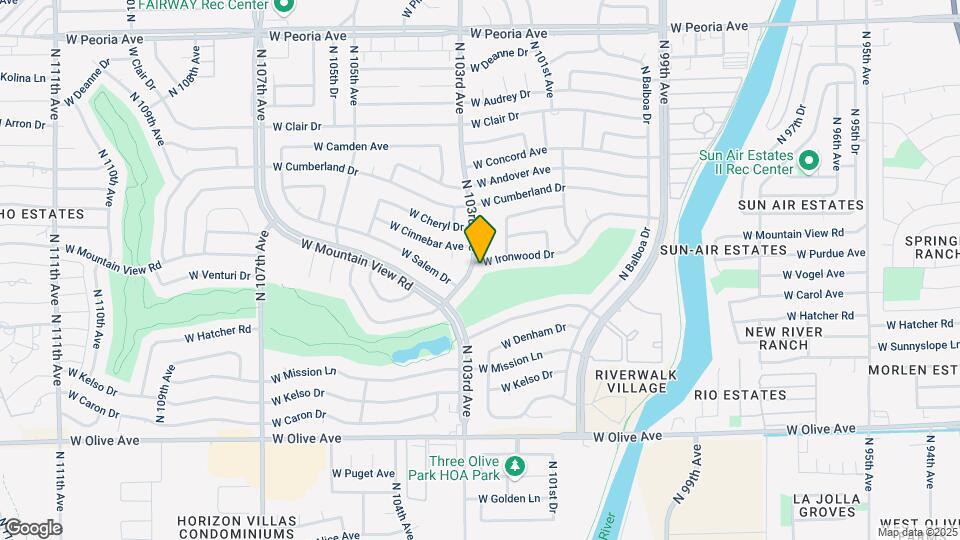 10251 W Ironwood Dr Map and Location Details