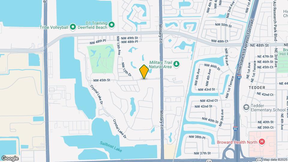 1050 NW 45th St Map and Location Details