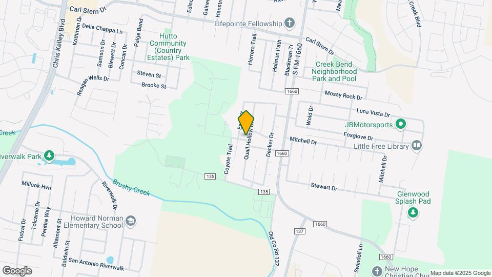 303 Quail Hollow Dr Map and Location Details