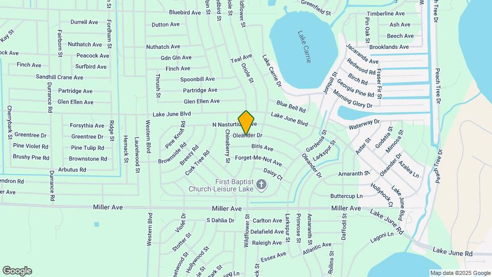 3210 Oleander Dr Map and Location Details