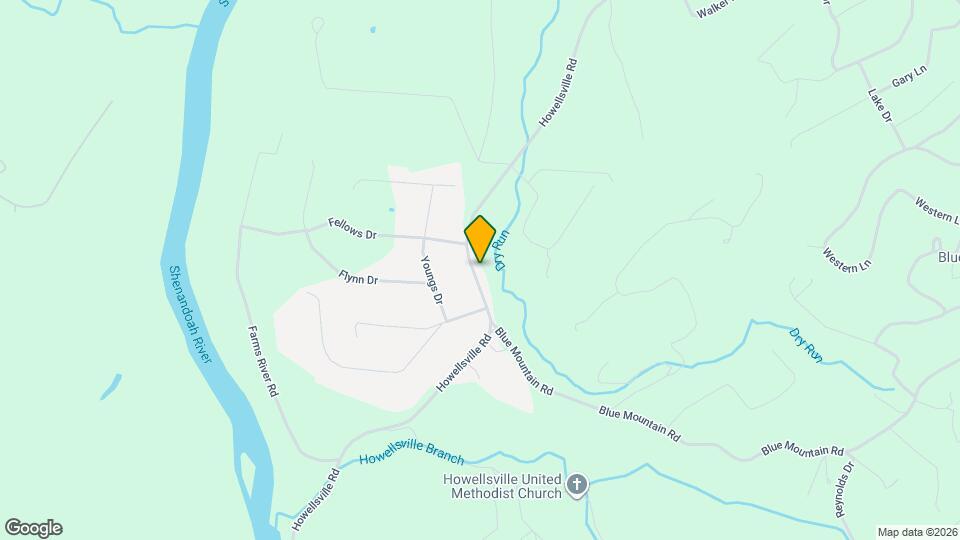 3574 Howellsville Rd Map and Location Details