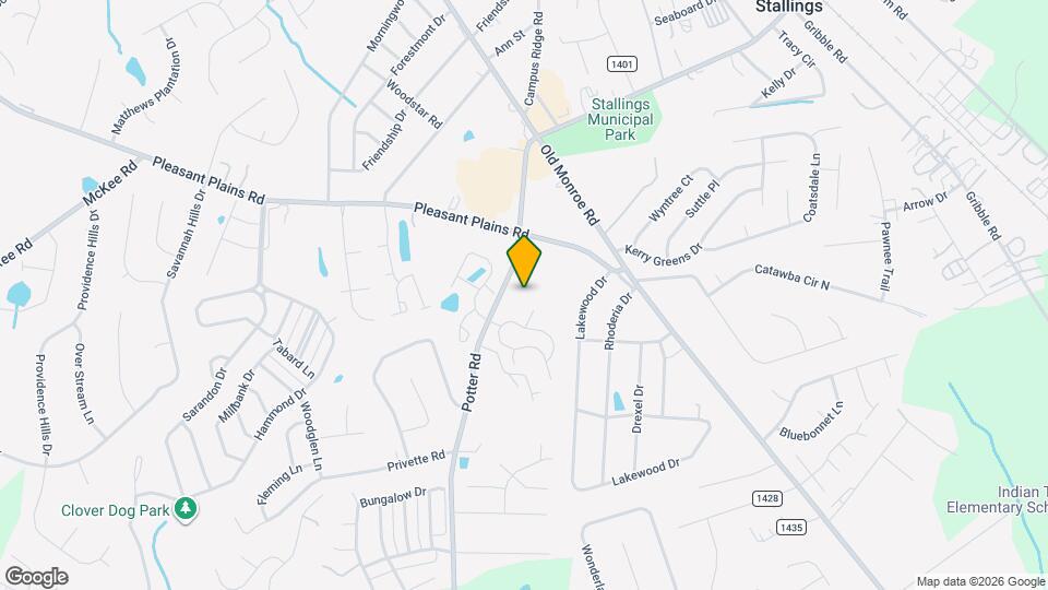 4703 Potter Rd, Unit Unit B Map and Location Details