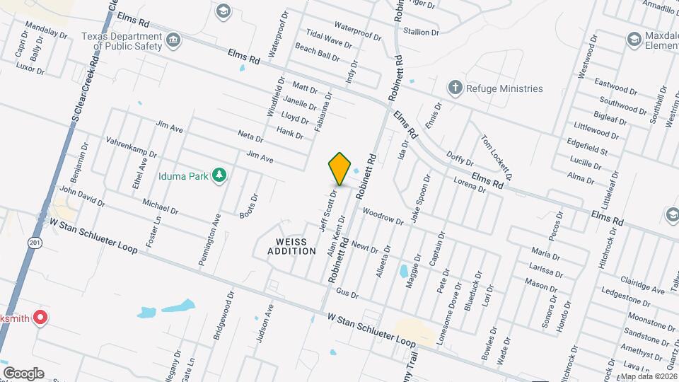 4102 Jeff Scott Dr Map and Location Details