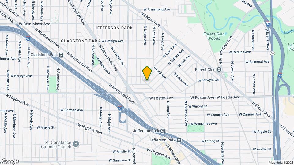 5204 N Ludlam Ave-Unit -G Map and Location Details