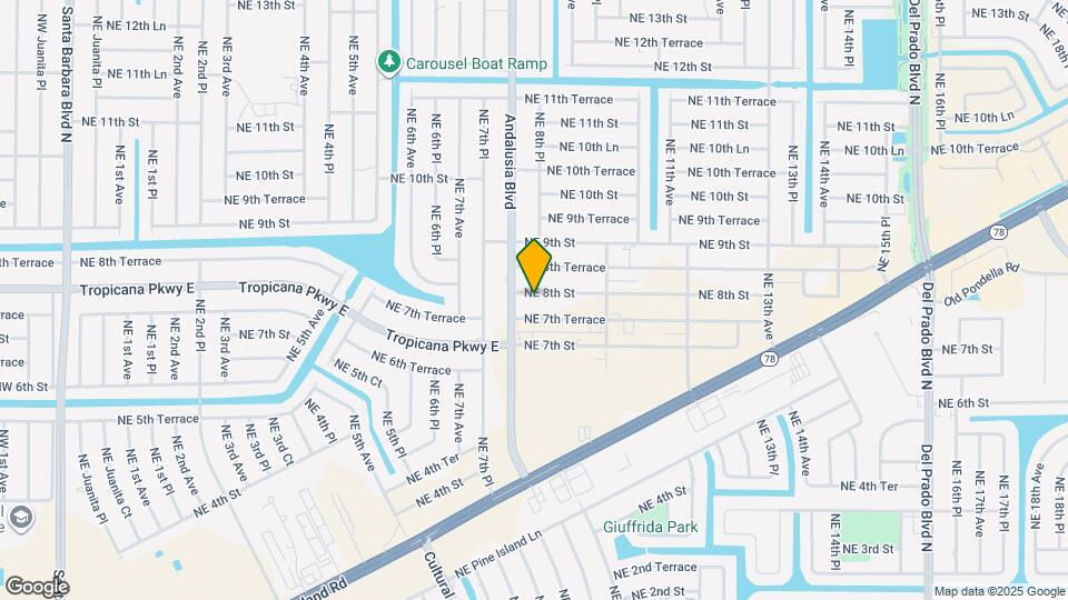 812 NE 8th St Map and Location Details