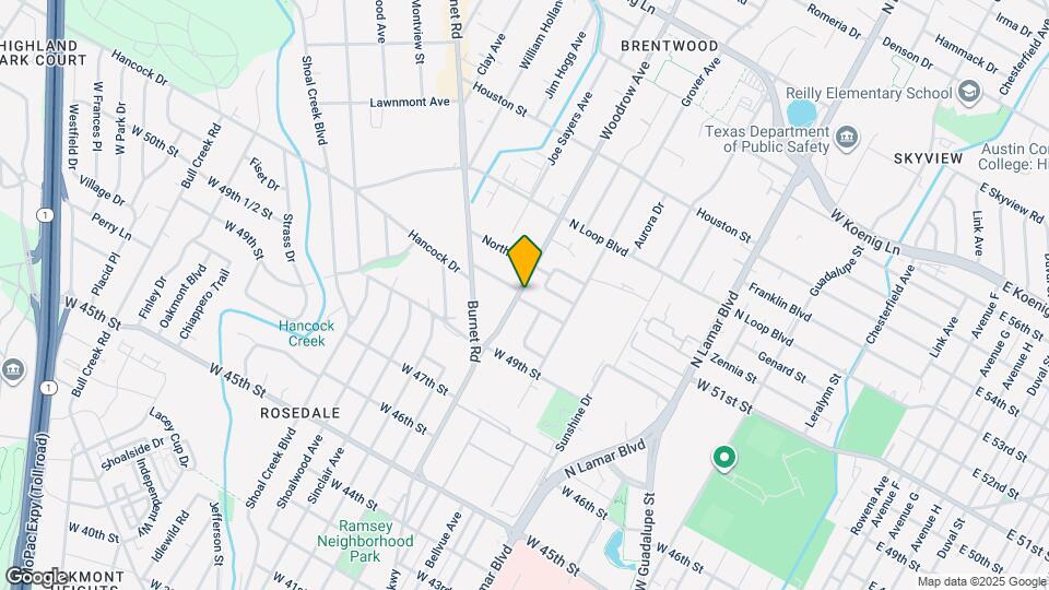 5101 Woodrow Ave Mapa y Detalles de la Ubicación