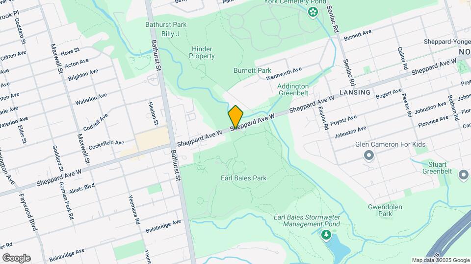 537-1100 SHEPPARD Ave Map and Location Details