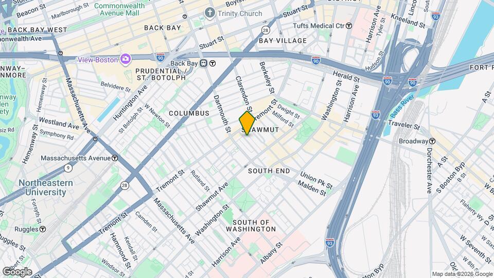 36 Upton St, Unit 1 Map and Location Details