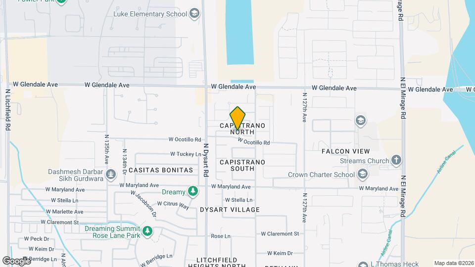 6724 N 129th Ln Map and Location Details
