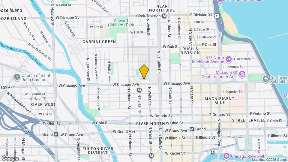 290 W Chestnut St Map and Location Details