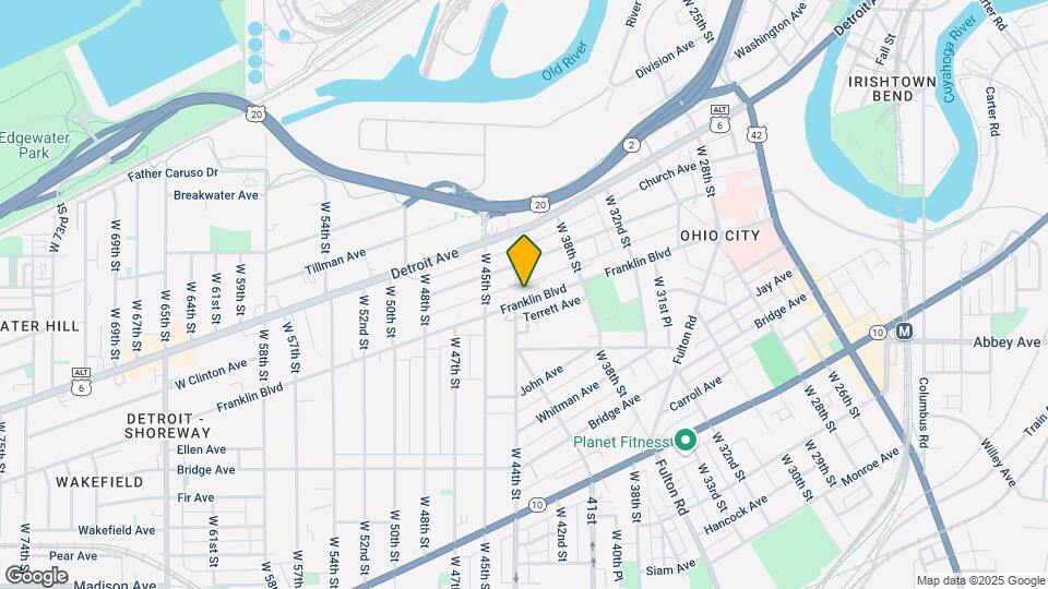 4210 Franklin Blvd Mapa y Detalles de la Ubicación