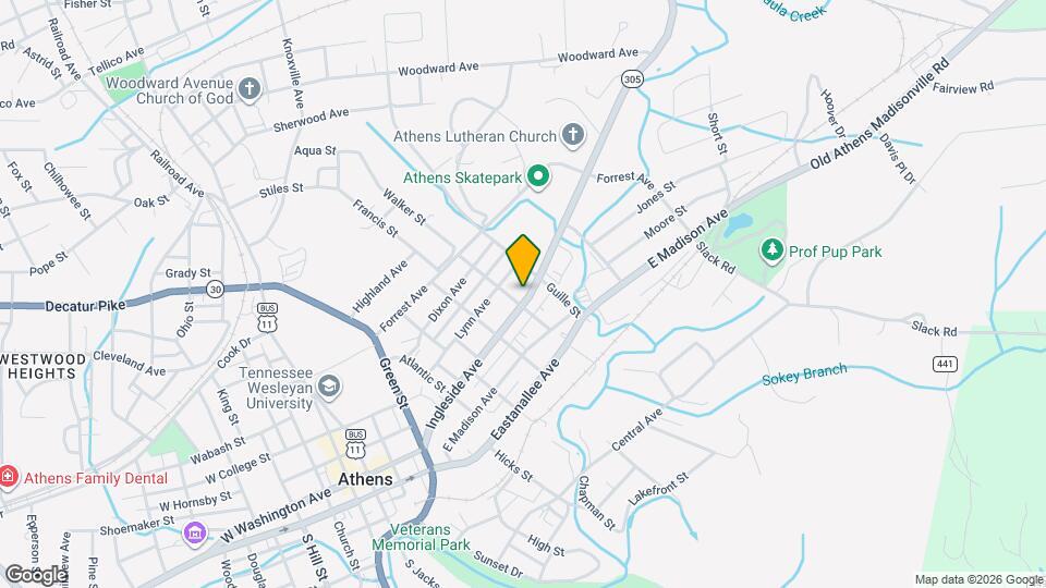 804 Ingleside Ave Map and Location Details